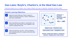 Gas Laws: Boyle's, Charles's, & the Ideal Gas Law Slide Show Presentation sample page