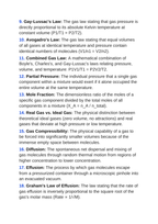 Gas Laws: Boyle's, Charles's, & the Ideal Gas Law Vocabulary Words & Definitions sample page