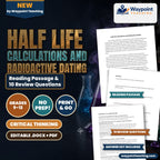 Half Life Calculations and Radioactive Dating Reading Worksheet cover