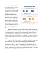Identifying Synthesis and Decomposition Patterns Reading Worksheet sample page