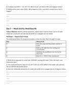 Acid-Base Equilibria Bell Ringers & Exit Tickets sample page