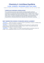 Acid-Base Equilibria CER Task Cards sample page