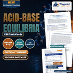 Acid-Base Equilibria CER Task Cards cover