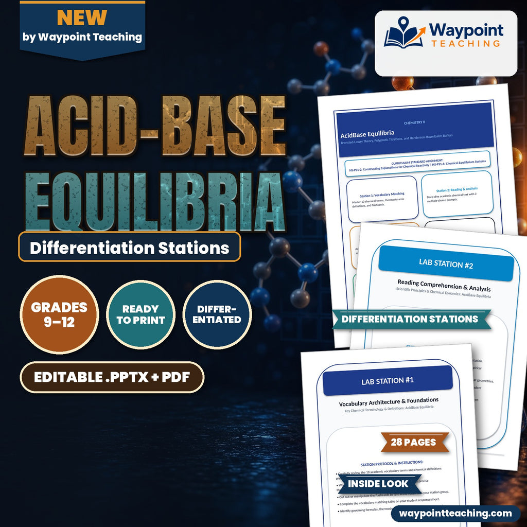Acid-Base Equilibria Differentiation Stations cover