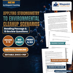 Applying Stoichiometry to Environmental Cleanup Scenarios Reading Worksheet cover