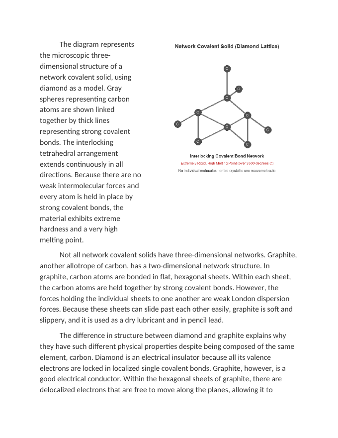 Bulk Scale Properties of Network Covalent Solids Reading Worksheet sample page