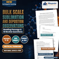 Bulk Scale Sublimation and Deposition Observations Reading Worksheet cover