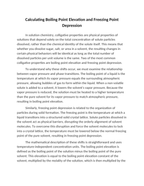 Calculating Boiling Point Elevation and Freezing Point Depression Reading Worksheet sample page