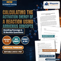 Calculating the Activation Energy of a Reaction using Arrhenius Concepts Reading Worksheet cover