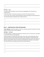 Carbohydrates & Lipids Bell Ringers & Exit Tickets sample page