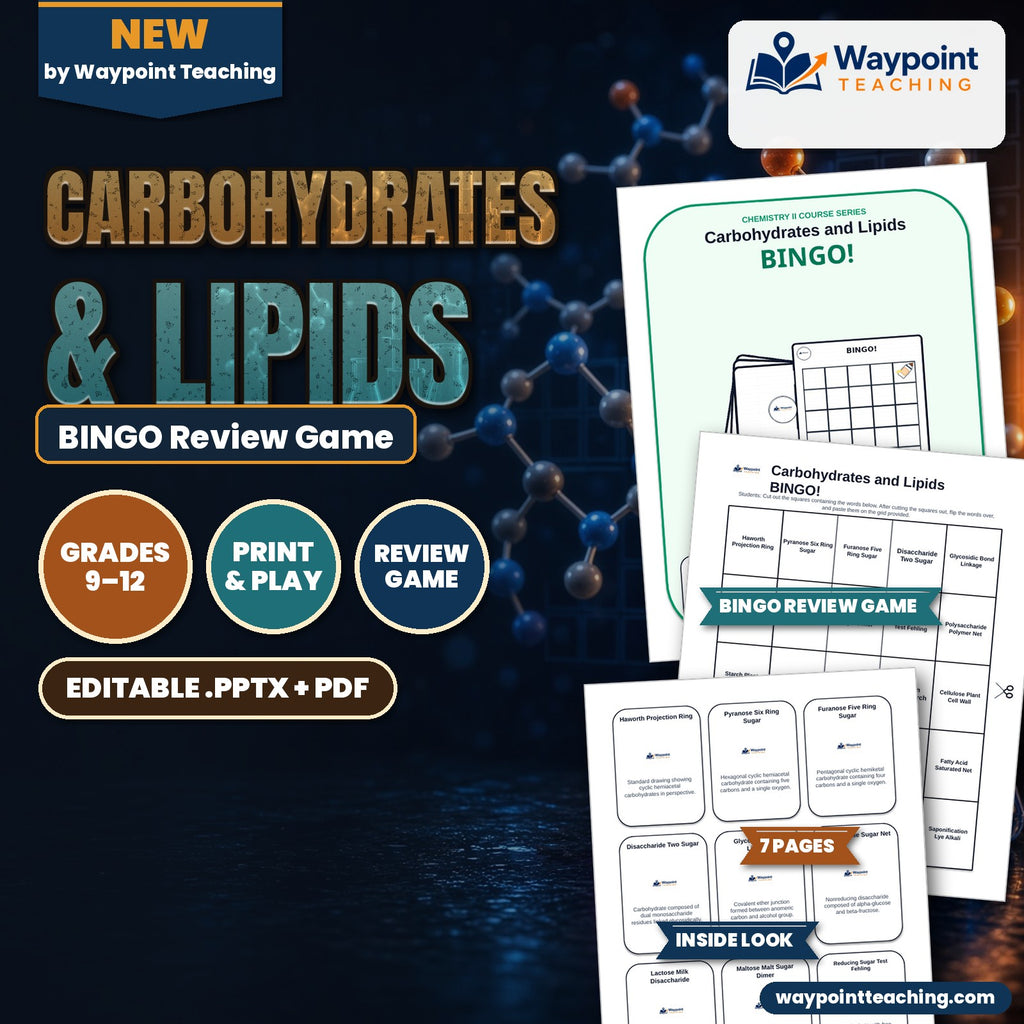 Carbohydrates & Lipids BINGO Review Game cover