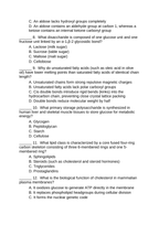 Carbohydrates & Lipids Lesson Quiz sample page