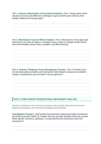 Carbohydrates & Lipids Phenomena-Based Lesson: The Structural Solubility Paradox Between Plant Cellulose and Animal Glycogen Polymers Student Response Sheet sample page