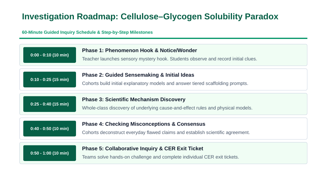 Carbohydrates & Lipids Scaffolded Phenomena-Based Lesson: The Structural Solubility Paradox Between Plant Cellulose and Animal Glycogen Polymers Presentation sample page