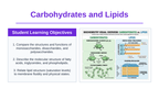 Carbohydrates & Lipids Slide Show Presentation sample page