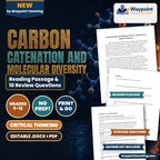 Carbon Catenation and Molecular Diversity Reading Worksheet cover