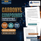 Carbonyl Compounds: Aldehydes, Ketones, and Carboxylic Acids Reading Worksheet cover