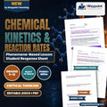 Chemical Kinetics & Reaction Rates Phenomena-Based Lesson: Sudden Electric-Blue Chemiluminescent Flash of Forensic Luminol Catalyzed by Trace Blood Hemoglobin Student Response Sheet cover