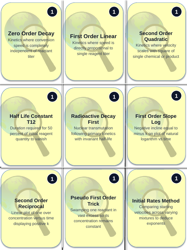 Chemical Kinetics & Reaction Rates Trivia Board Game sample page