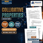 Colligative Properties Lesson Quiz cover