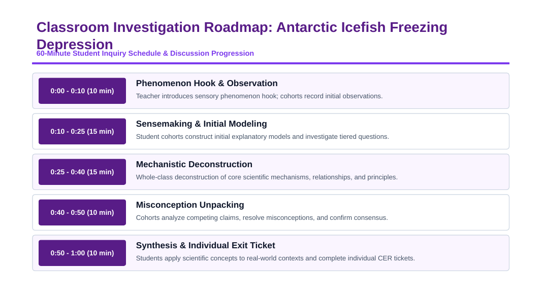 Colligative Properties Phenomena-Based Lesson: Sub-Zero Biological Survival of Antarctic Icefish in Supercooled Polar Seawater Presentation sample page