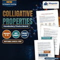 Colligative Properties Vocabulary Choice Board cover