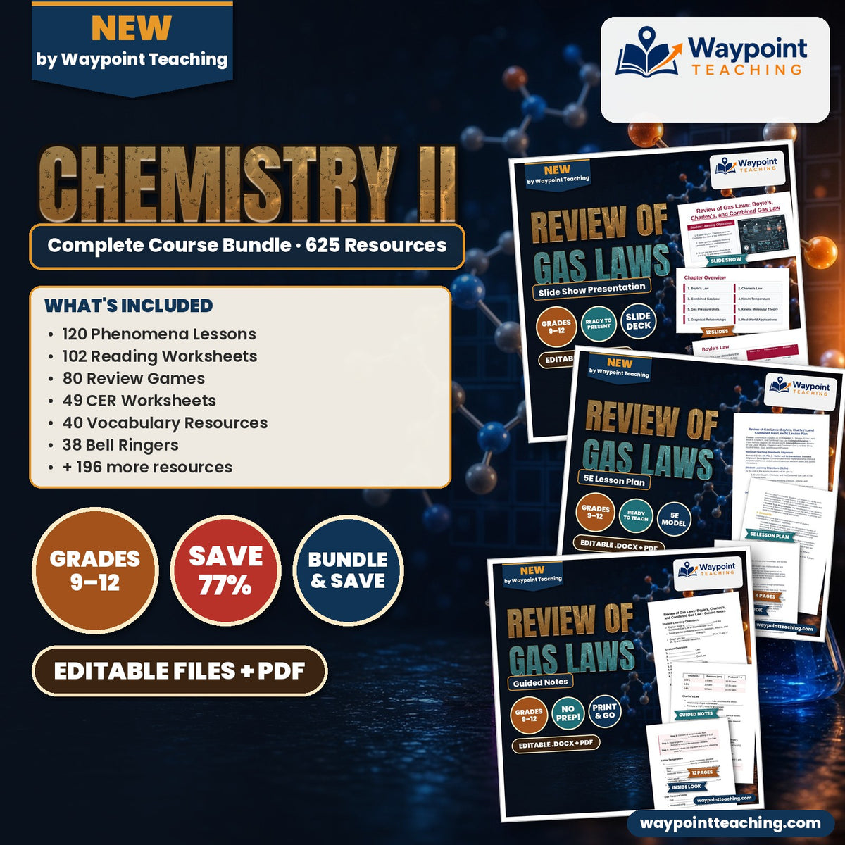Chemistry II Complete Course Bundle cover
