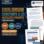 Equilibrium Constants & Le Chatelier's Principle CER Task Cards cover