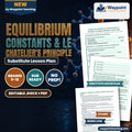 Equilibrium Constants & Le Chatelier's Principle Substitute Lesson Plan cover