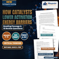 How Catalysts Lower Activation Energy Barriers Reading Worksheet cover