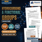 Hydrocarbons & Functional Groups Lesson Quiz cover
