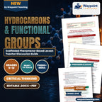 Hydrocarbons & Functional Groups Scaffolded Phenomena-Based Lesson: Continuous Thermal Separation of Complex Petroleum Hydrocarbon Mixtures in 60-Meter Industrial Fractionating Towers Teacher Discussion Guide cover