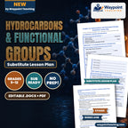 Hydrocarbons & Functional Groups Substitute Lesson Plan cover