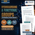 Hydrocarbons & Functional Groups Vocabulary Choice Board cover