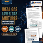 Ideal Gas Law & Gas Mixtures Model Response & Scoring Guide cover