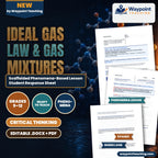 Ideal Gas Law & Gas Mixtures Scaffolded Phenomena-Based Lesson: Catastrophic Stratospheric Weather Balloon Expansion and Rupture at 35 Kilometers Student Response Sheet cover