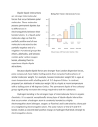 Intermolecular Forces and Boiling Point Trends of Functional Groups Reading Worksheet sample page