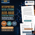 Interpreting Weak-Strong Acid-Base Titration Curves Reading Worksheet cover