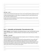 Introduction to Biochemistry Bell Ringers & Exit Tickets sample page