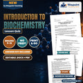 Introduction to Biochemistry Lesson Quiz cover