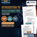 Introduction to Biochemistry Lesson Quiz cover