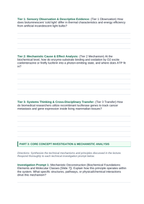 Introduction to Biochemistry Phenomena-Based Lesson: Cold Biological Light Generation via Luciferin-Luciferase Enzymatic Oxidation in Abyssal Organisms Student Response Sheet sample page