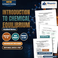 Introduction to Chemical Equilibrium Guided Notes cover