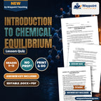 Introduction to Chemical Equilibrium Lesson Quiz cover