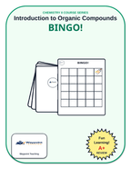 Introduction to Organic Compounds BINGO Review Game sample page