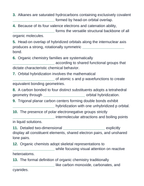 Introduction to Organic Compounds Fill-in-the-Blank Vocabulary Worksheet sample page