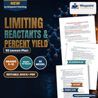 Limiting Reactants & Percent Yield 5E Lesson Plan cover