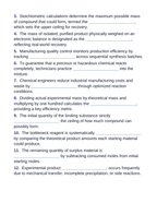 Limiting Reactants & Percent Yield Fill-in-the-Blank Vocabulary Worksheet sample page