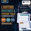 Limiting Reactants & Percent Yield Sea Battle Review Game cover