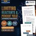 Limiting Reactants & Percent Yield Vocabulary Choice Board cover